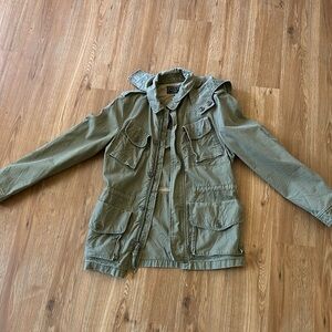JCREW Outwear Jacket XS (Runs Very Large!) Green